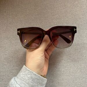 Authentic Tom Ford Sunglasses Tracy Purple Tortoise 100% UVA/UVB protection